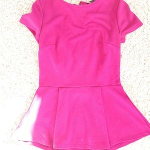 MAGENTA FOREVER 21 TOP
